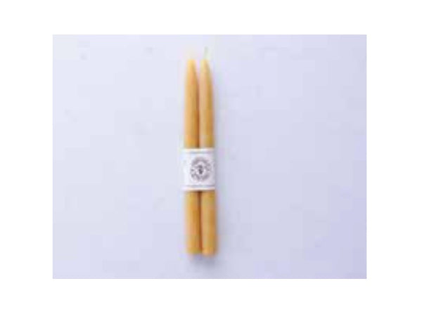 Pure Beeswax candles - 2 X 10"tapers